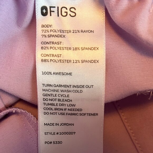 Figs Women's Pink Scrub Top - Picture 2 of 7